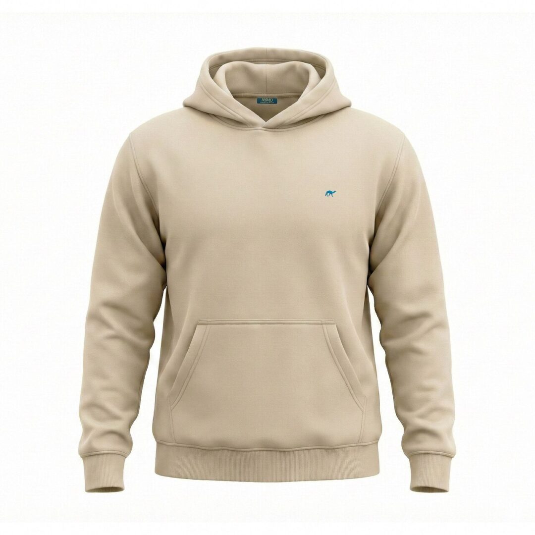 beige hoodie, pale oak