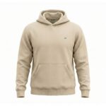 beige hoodie, pale oak
