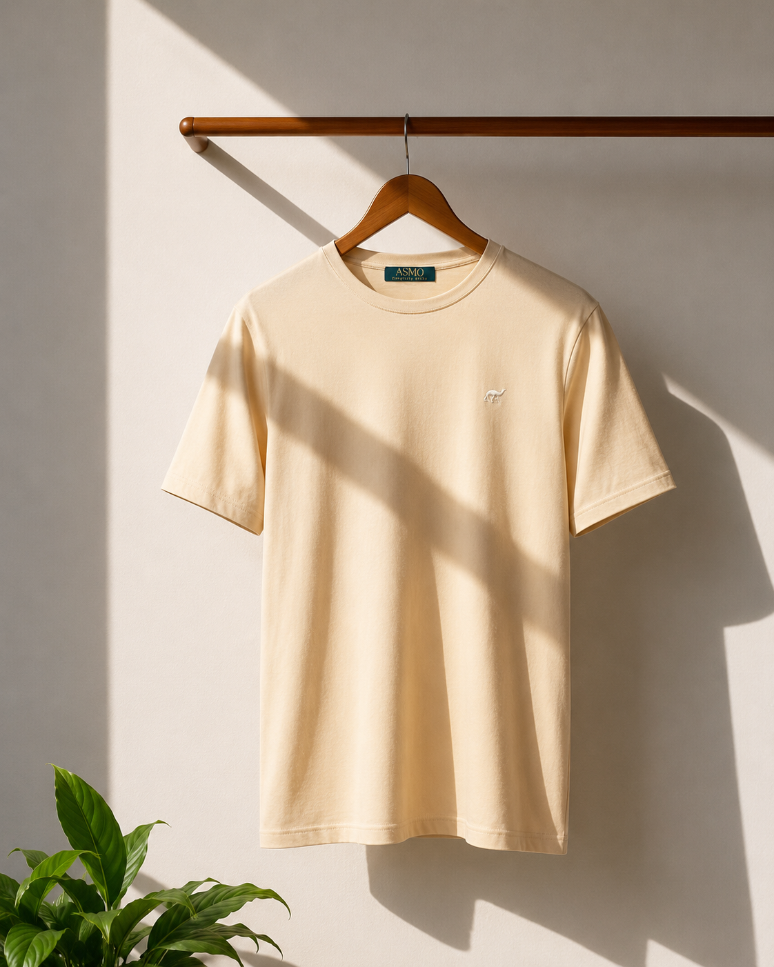 Crew Neck T-Shirt_Butter Yellow